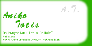 aniko totis business card
